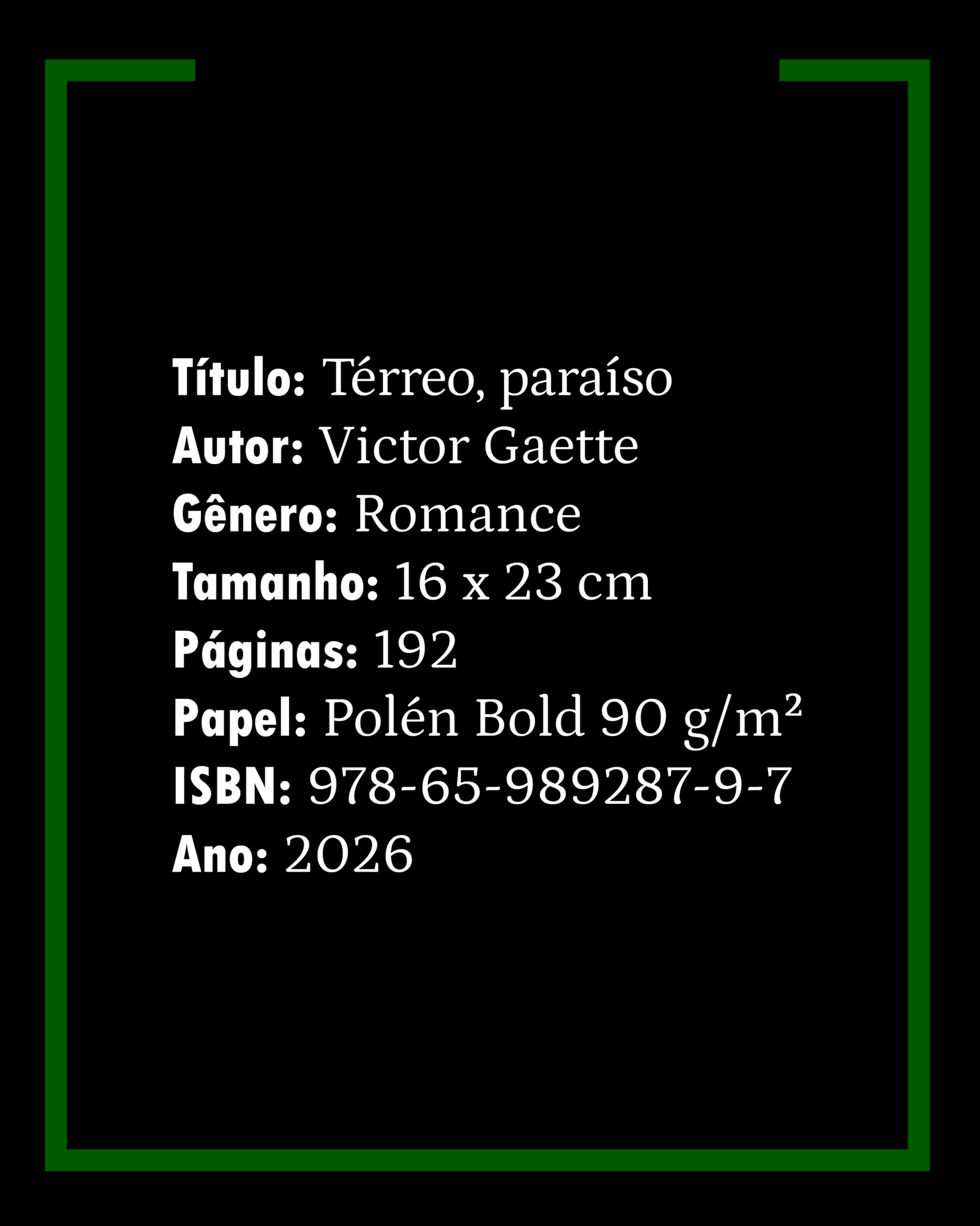 Térreo, paraíso, por Victor Gaette - Imagem 2